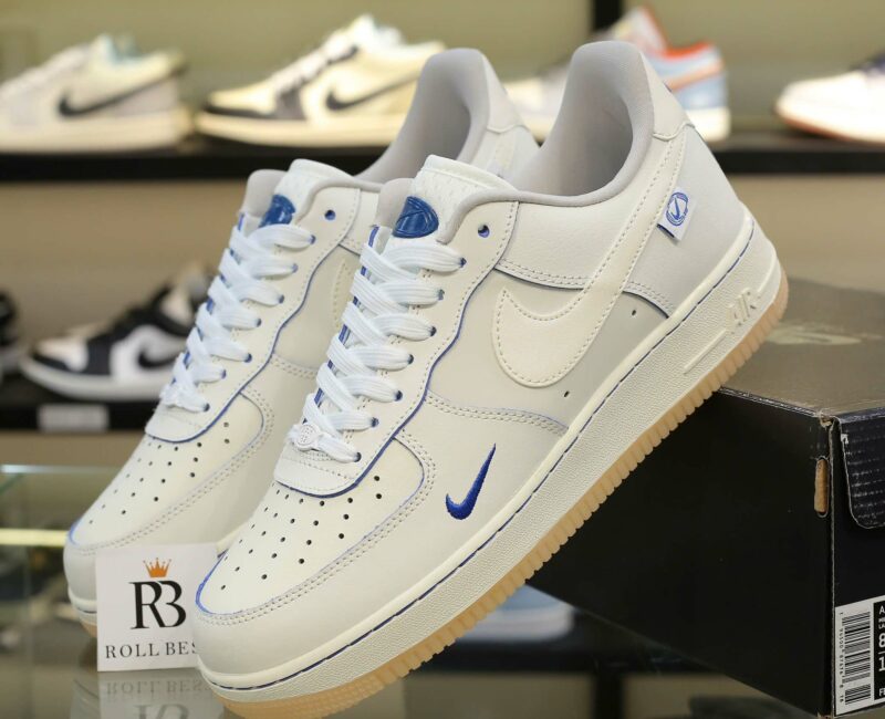 Giày Nike Air Force 1 Low White Blue Best Quality