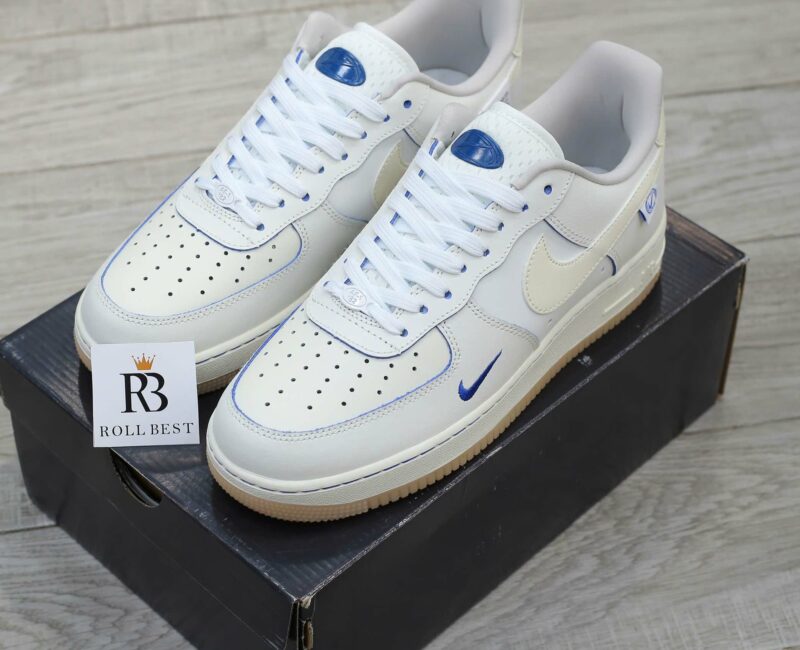 Giày Nike Air Force 1 Low White Blue Best Quality