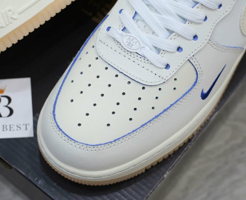 Giày Nike Air Force 1 Low White Blue Best Quality