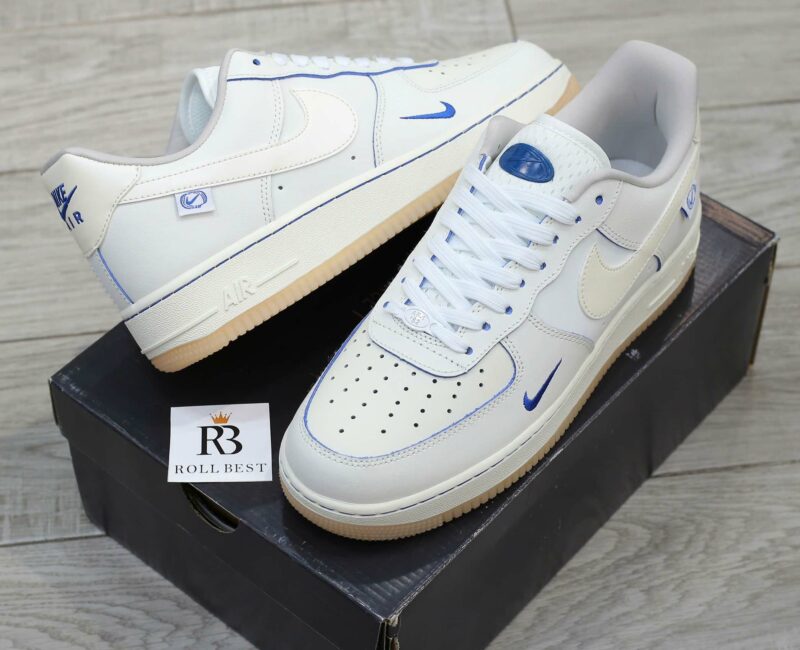 Giày Nike Air Force 1 Low White Blue Best Quality