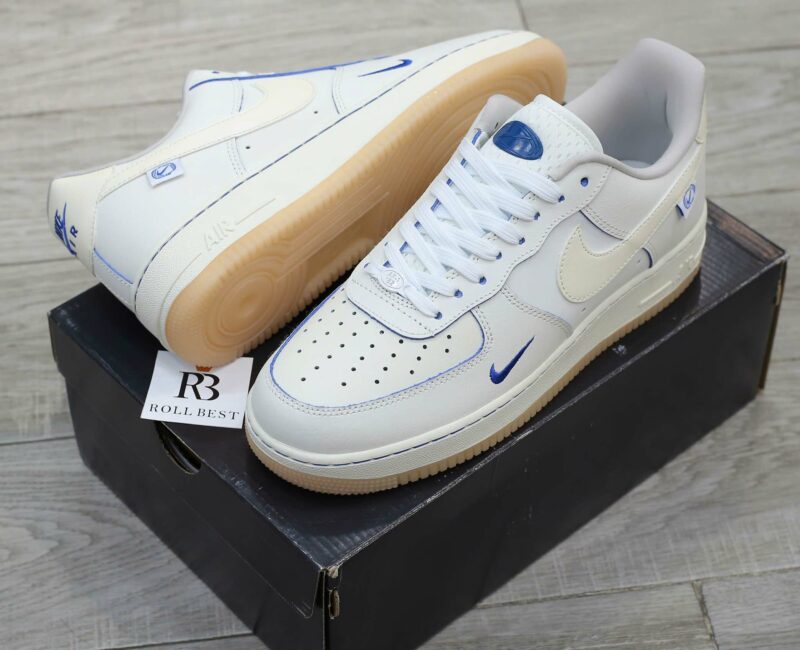 Giày Nike Air Force 1 Low White Blue Best Quality