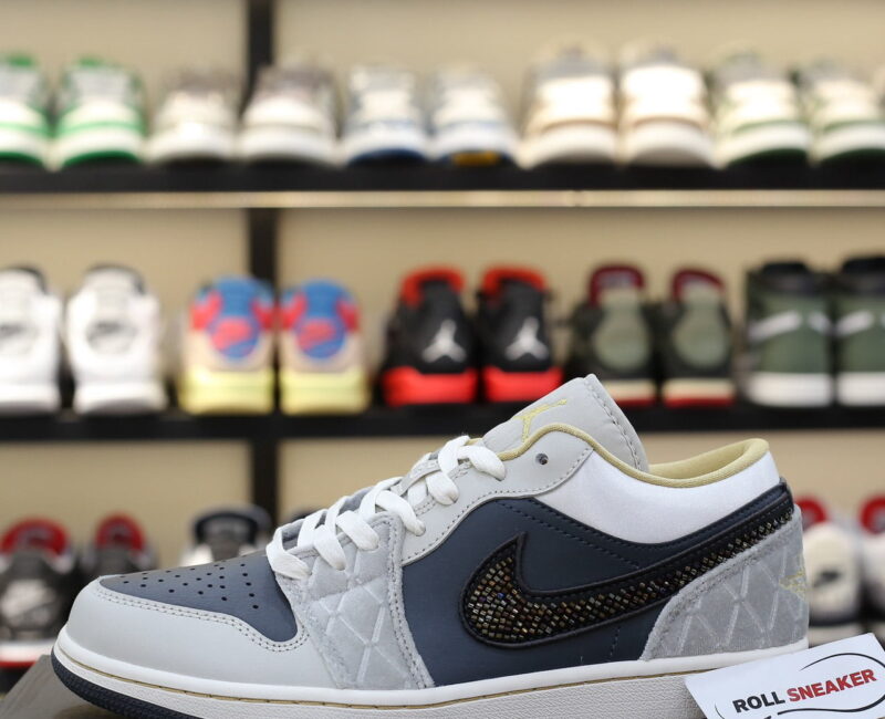 Giày Nike Air Jordan 1 Low ‘Beaded Swoosh’ Best Quality