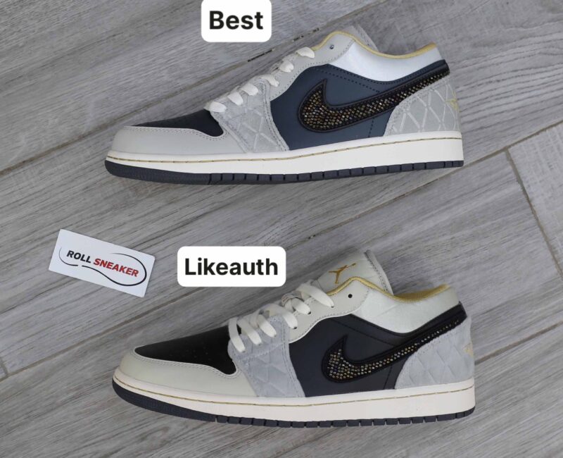 Giày Nike Air Jordan 1 Low ‘Beaded Swoosh’ Best Quality