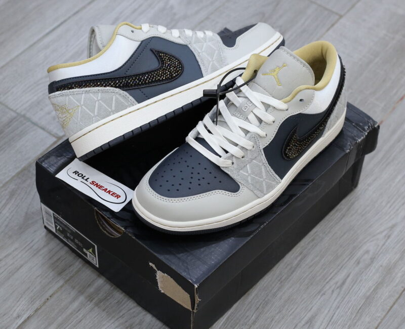 Giày Nike Air Jordan 1 Low ‘Beaded Swoosh’ Best Quality