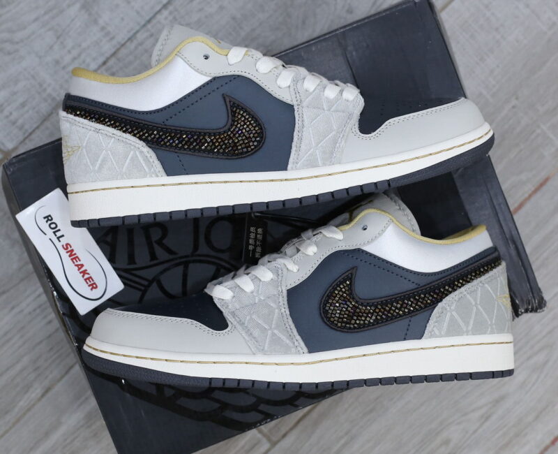 Giày Nike Air Jordan 1 Low ‘Beaded Swoosh’ Best Quality