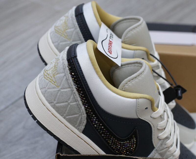 Giày Nike Air Jordan 1 Low ‘Beaded Swoosh’ Best Quality