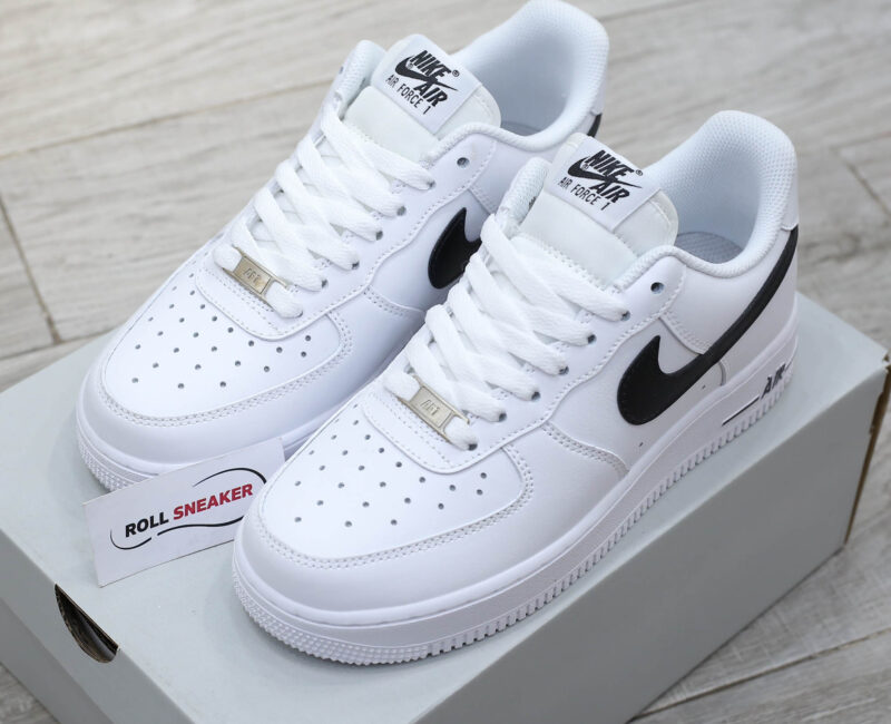 Giày Nike Air Force 1 ’07 AN20 White Black Swoosh Like Auth