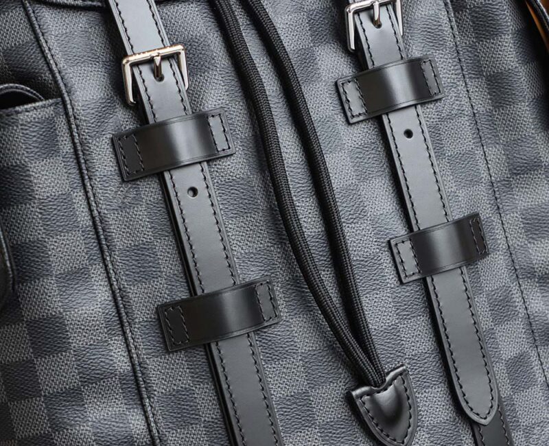 Balo Louis Vuitton Christopher Backpack Damier ‘Graphite’