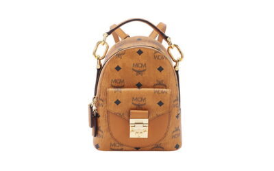 Balo MCM Patricia Backpack Visetos Cognac