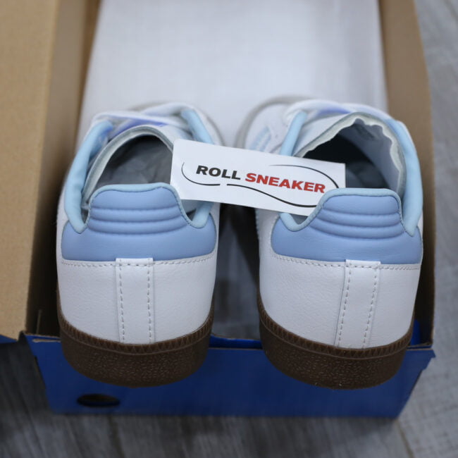 Giày Adidas Samba OG ‘White Halo Blue Gum’