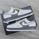 Giày Nike Air Force 1 Double White Grey Shadow Best Quality