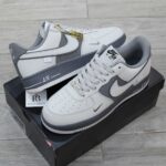 Giày Nike Air Force 1 Double White Grey Shadow Best Quality