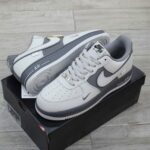 Giày Nike Air Force 1 Double White Grey Shadow Best Quality