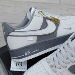 Giày Nike Air Force 1 Double White Grey Shadow Best Quality