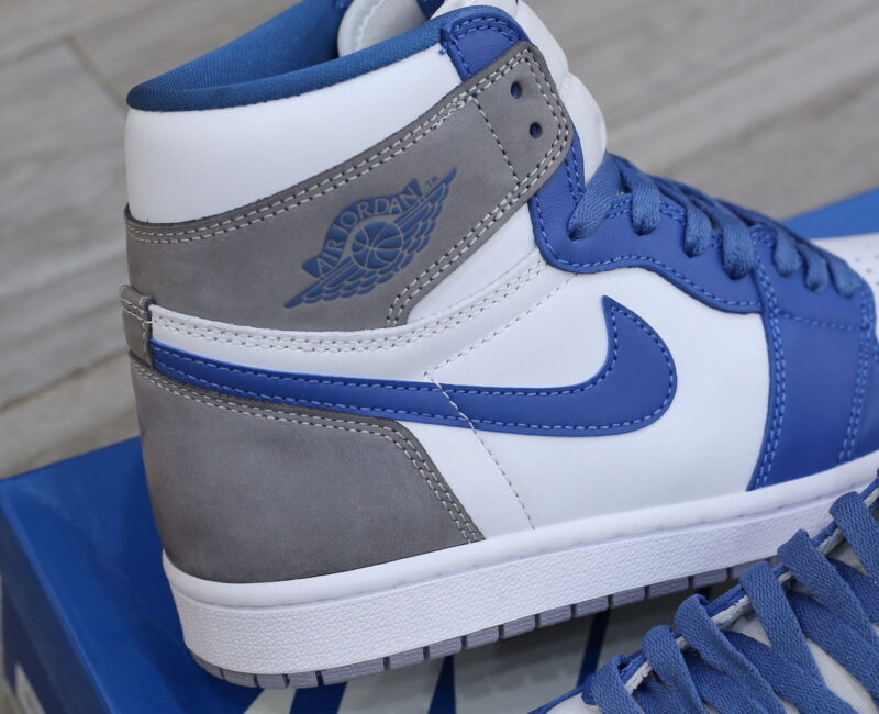 Giày Nike Air Jordan 1 High OG Retro True Blue Cement Like auth
