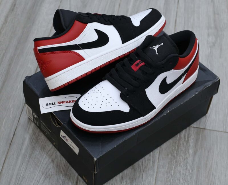 Giày Nike Air Jordan 1 Low Black Toe Best Quality