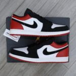 Giày Nike Air Jordan 1 Low Black Toe Best Quality