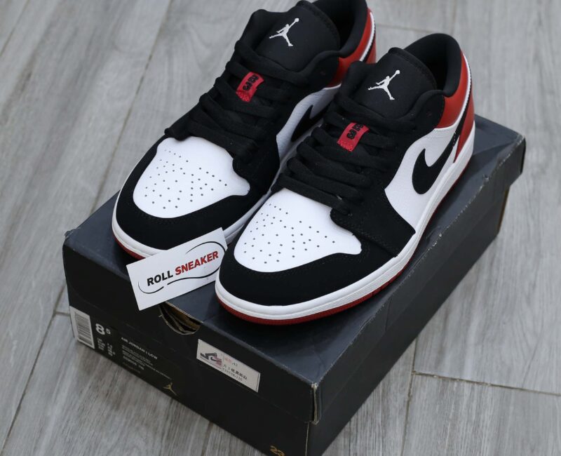 Giày Nike Air Jordan 1 Low Black Toe Best Quality