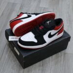 Giày Nike Air Jordan 1 Low Black Toe Best Quality