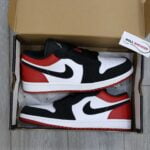 Giày Nike Air Jordan 1 Low Black Toe Best Quality