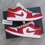 Giày Nike Air Jordan 1 Low Gym Red White Best Quality