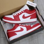 Giày Nike Air Jordan 1 Low Gym Red White Best Quality