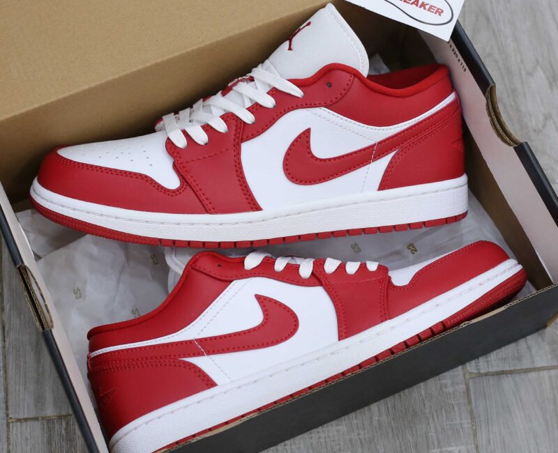 Giày Nike Air Jordan 1 Low Gym Red White Best Quality