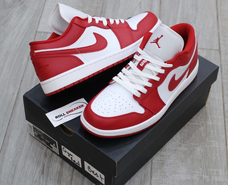 Giày Nike Air Jordan 1 Low Gym Red White Best Quality