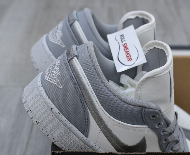 Giày Nike Air Jordan 1 Low Light ‘Steel Grey’ Like Auth