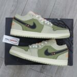 Giày Nike Air Jordan 1 Low SE Craft ‘Light Olive’ Best Quality