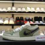 Giày Nike Air Jordan 1 Low SE Craft ‘Light Olive’ Best Quality