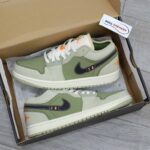 Giày Nike Air Jordan 1 Low SE Craft ‘Light Olive’ Best Quality