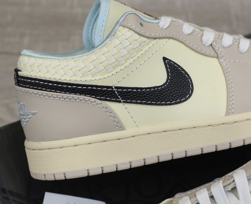 Giày Nike Air Jordan 1 Low SE 'Sanddrift Glacier Blue' Best Quality