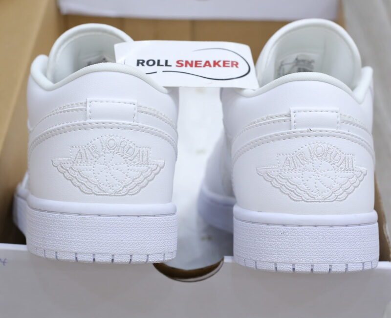 Giày Nike Air Jordan 1 Low ‘Triple White Quilted’ Best Quality