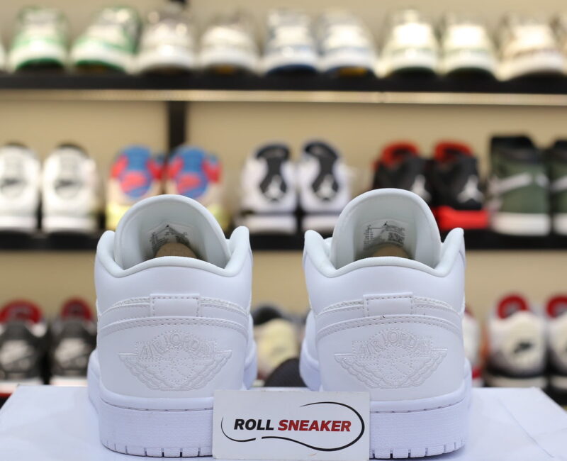 Giày Nike Air Jordan 1 Low ‘Triple White Quilted’ Best Quality