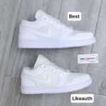 Giày Nike Air Jordan 1 Low ‘Triple White Quilted’ Best Quality