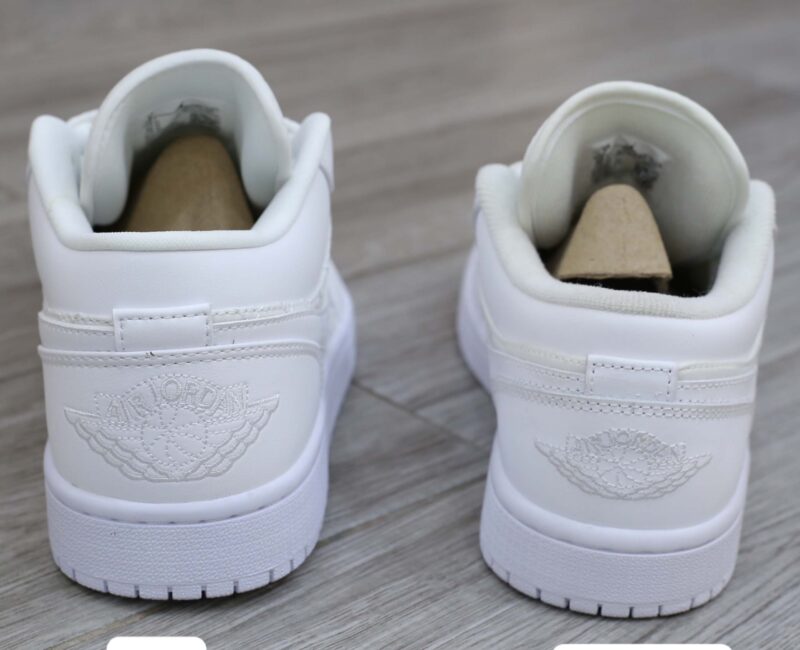 Giày Nike Air Jordan 1 Low ‘Triple White Quilted’ Best Quality