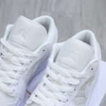 Giày Nike Air Jordan 1 Low ‘Triple White Quilted’ Best Quality