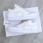 Giày Nike Air Jordan 1 Low ‘Triple White Quilted’ Best Quality