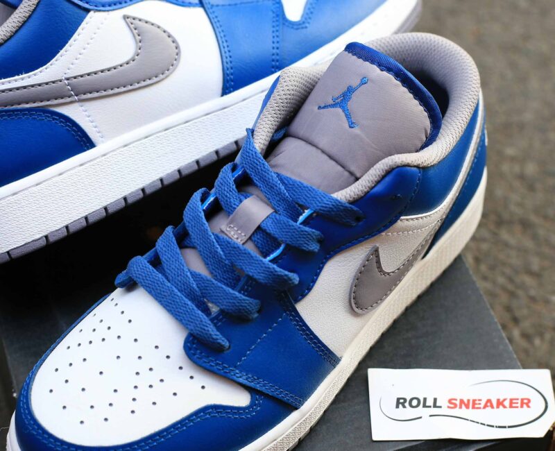Giày Nike Air Jordan 1 Low ‘True Blue Cement’ Best Quality