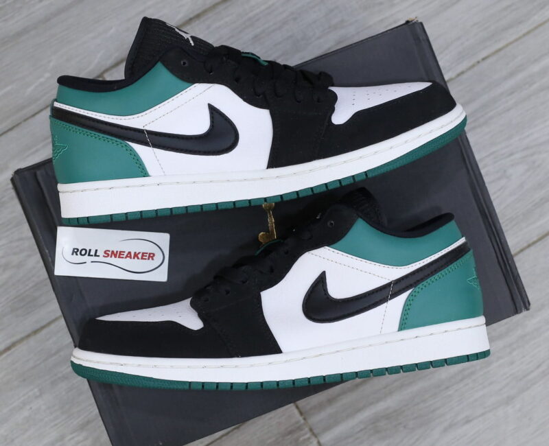 Giày Nike Air Jordan 1 Low White Black Mystic Green Best Quality