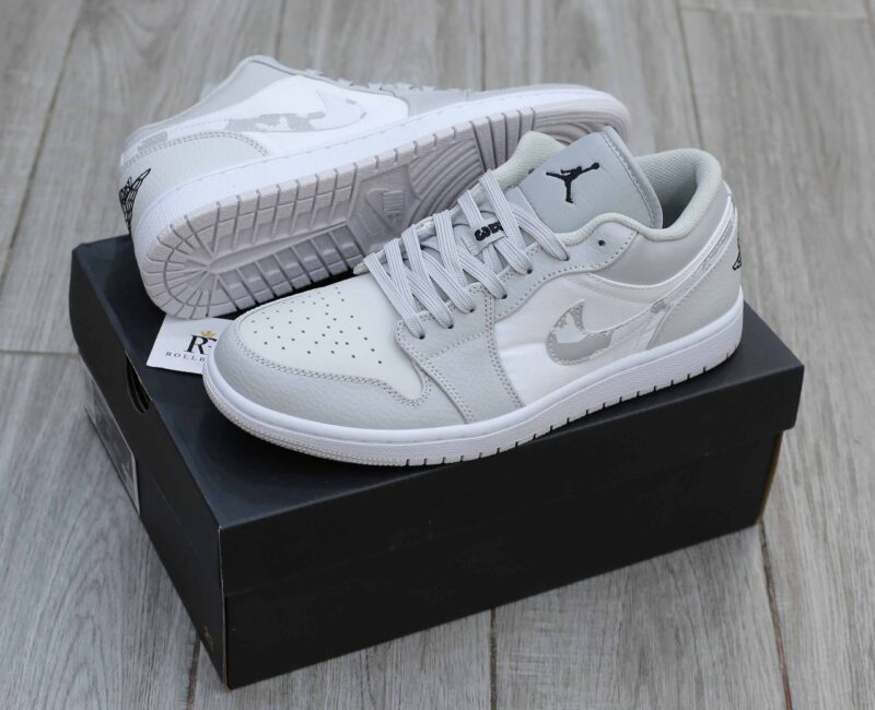 Giày Nike Air Jordan 1 Low White Camo Best Quality