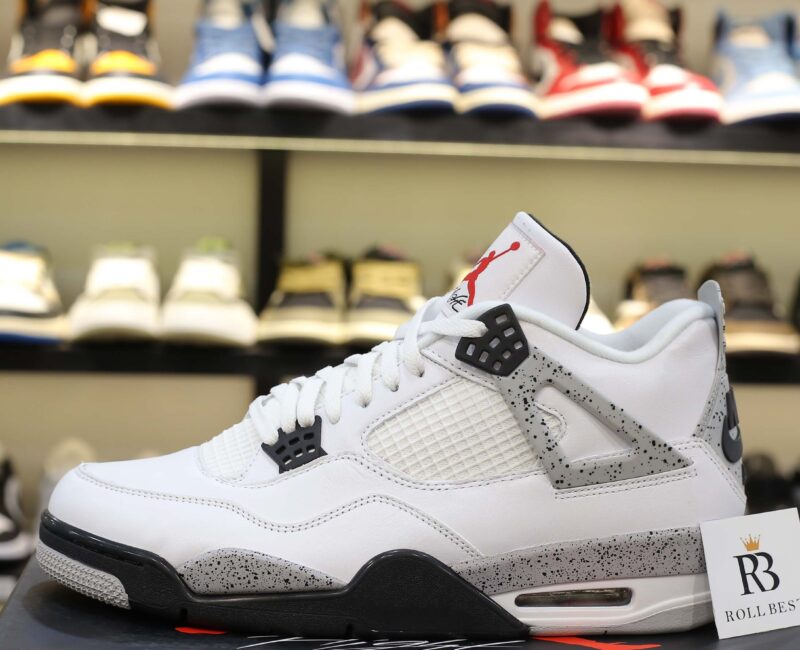 Giày Nike Air Jordan 4 Retro White Cement Best Quality