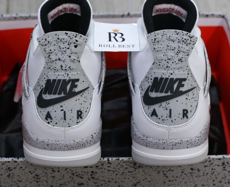 Giày Nike Air Jordan 4 Retro White Cement Best Quality