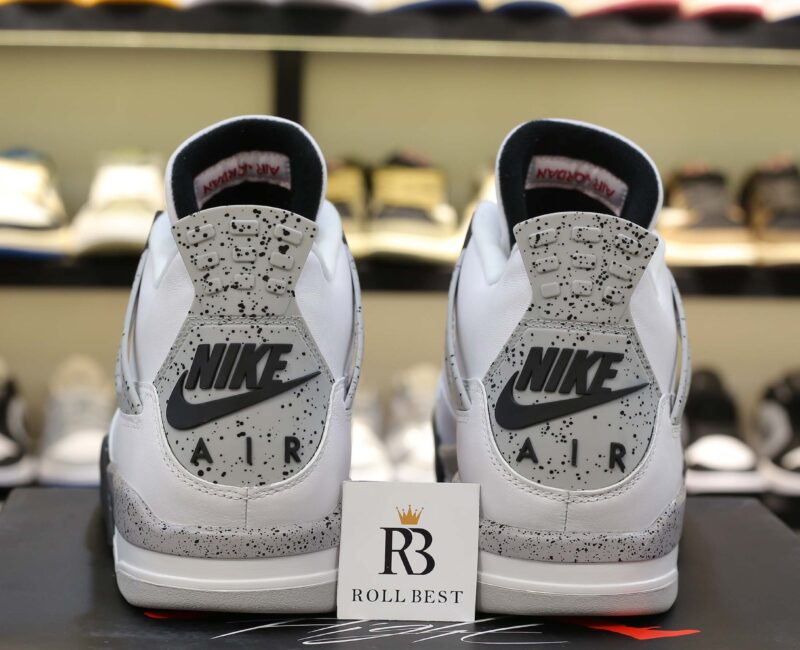 Giày Nike Air Jordan 4 Retro White Cement Best Quality