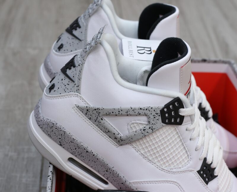 Giày Nike Air Jordan 4 Retro White Cement Best Quality