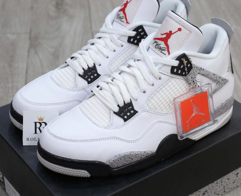 Giày Nike Air Jordan 4 Retro White Cement Best Quality