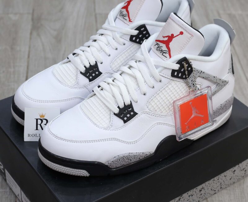 Giày Nike Air Jordan 4 Retro White Cement Best Quality