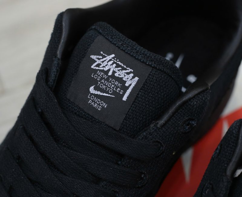 Giày Nike Stussy x Air Force 1 Low ‘Triple Black’ Best Quality