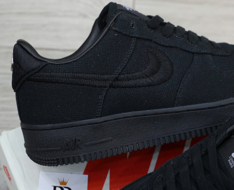 Giày Nike Stussy x Air Force 1 Low ‘Triple Black’ Best Quality